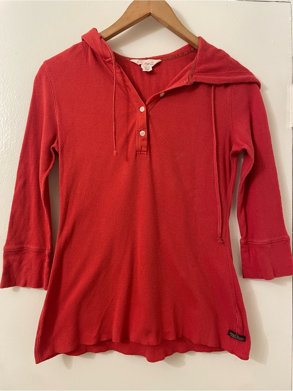 Vintage Y2K Polo Jeans Co. Ralph Lauren
Henley Hoodie